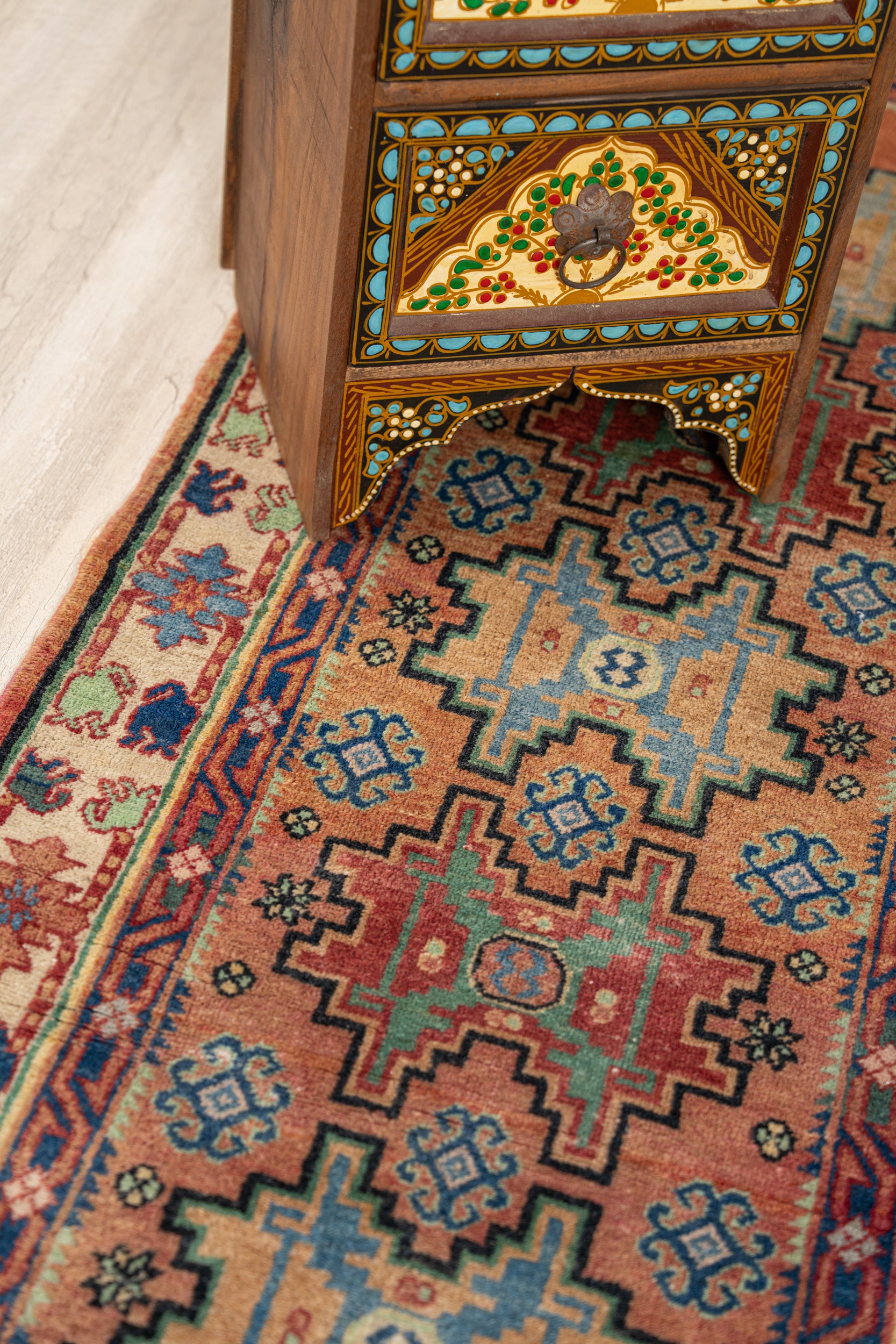 Vintage Khotan Runner Rug 7'10" x 2'5"