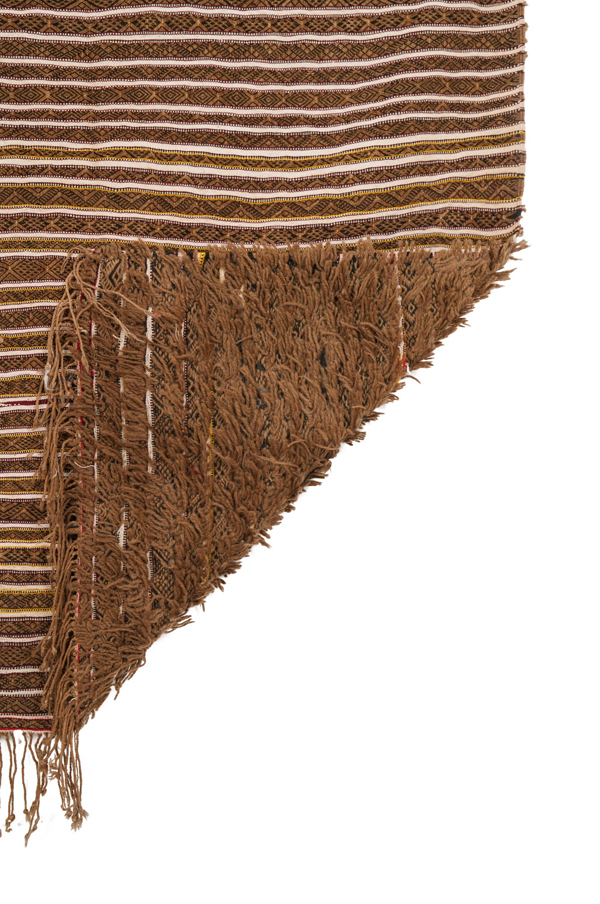 Vintage MOROCCAN Beni Ouarain KILIM 8' x 4'2"