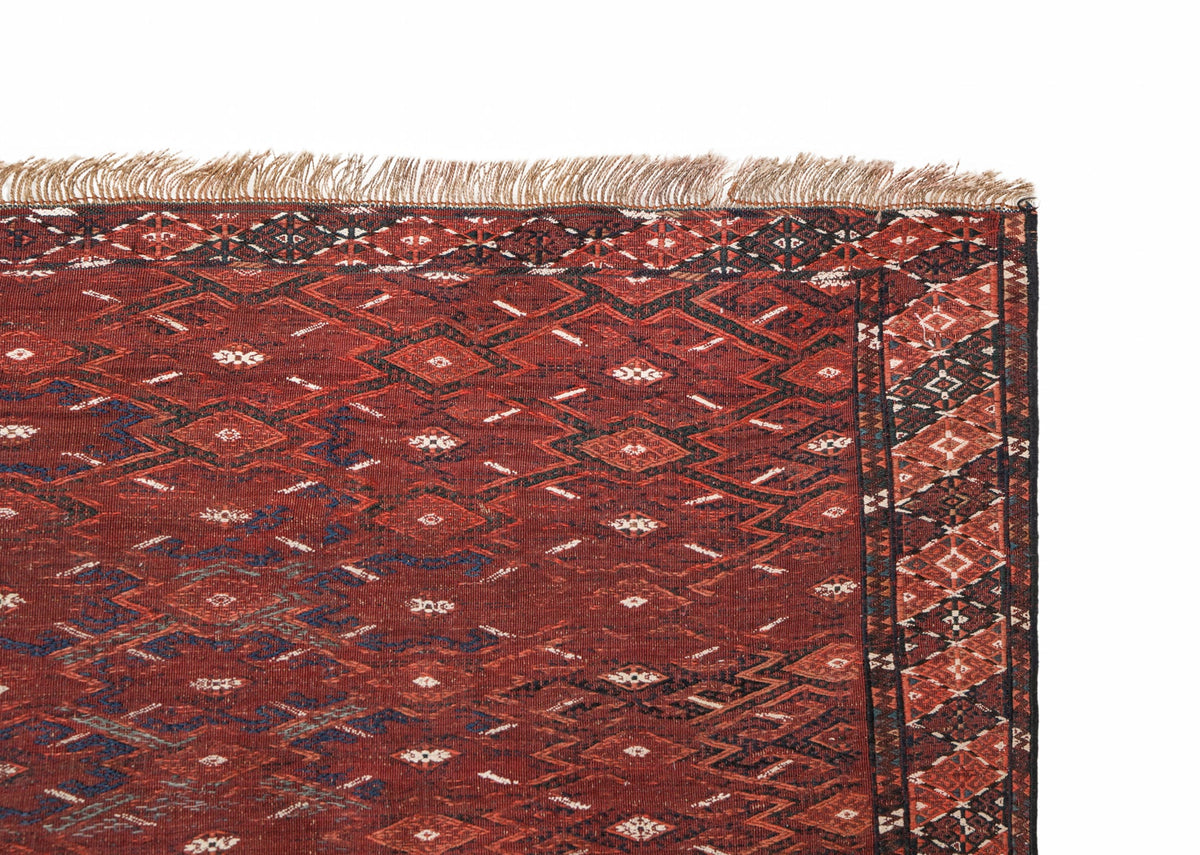 Antique Turkmen Soumak 11' x 7'4"