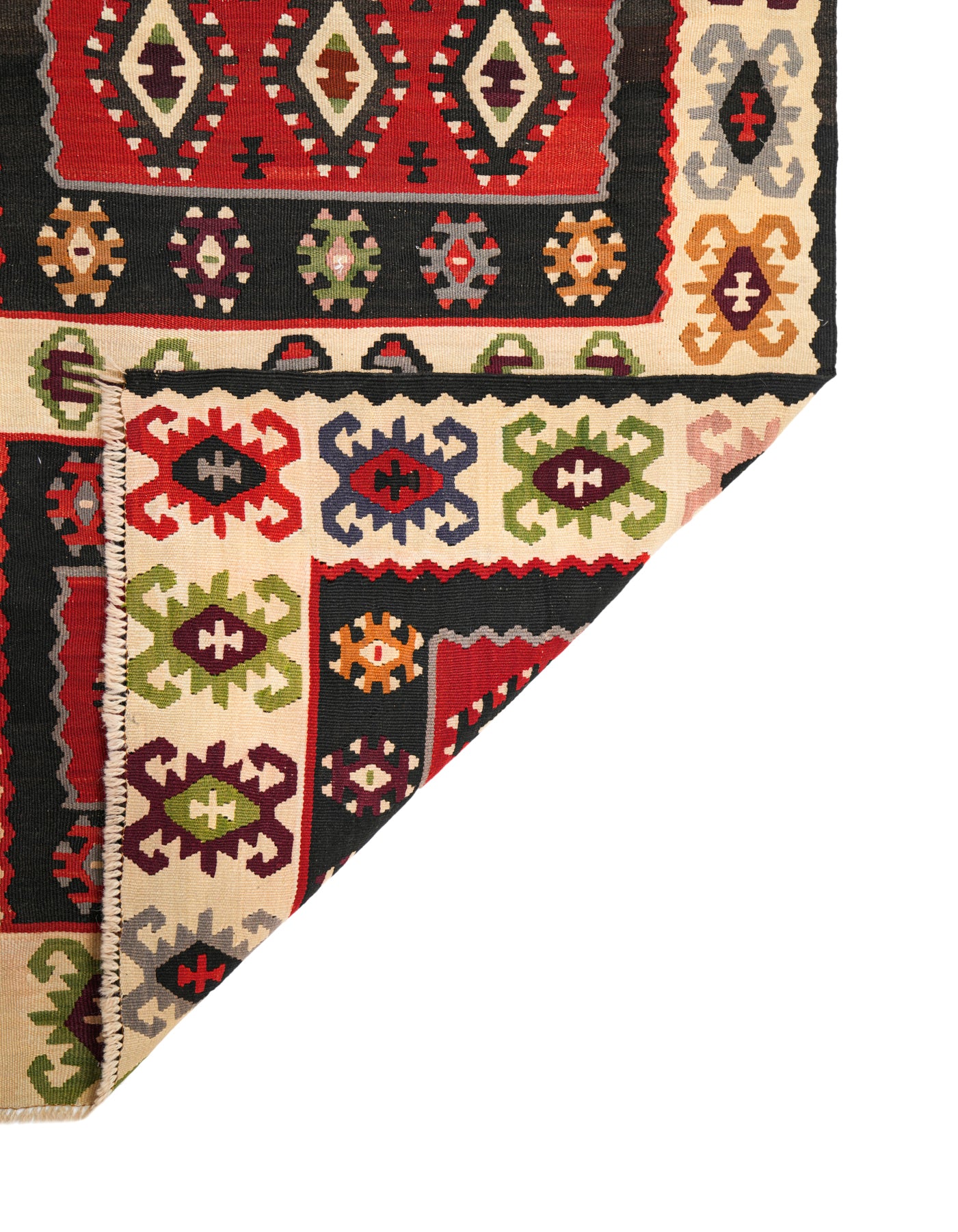 Vintage Balkan Kilim 6'6" X 3'4"