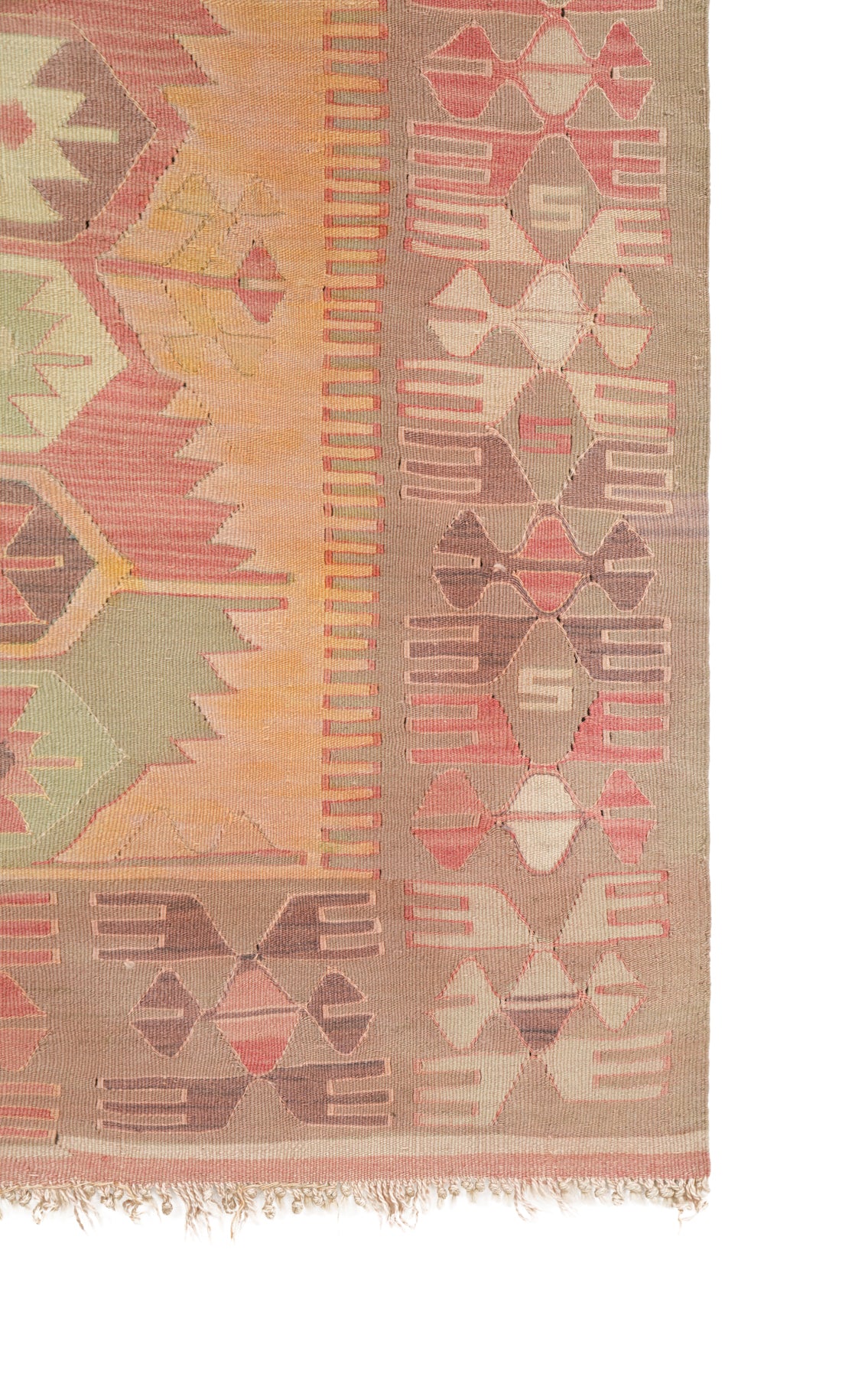 Vintage Balkan Kilim 6' x 4'8"