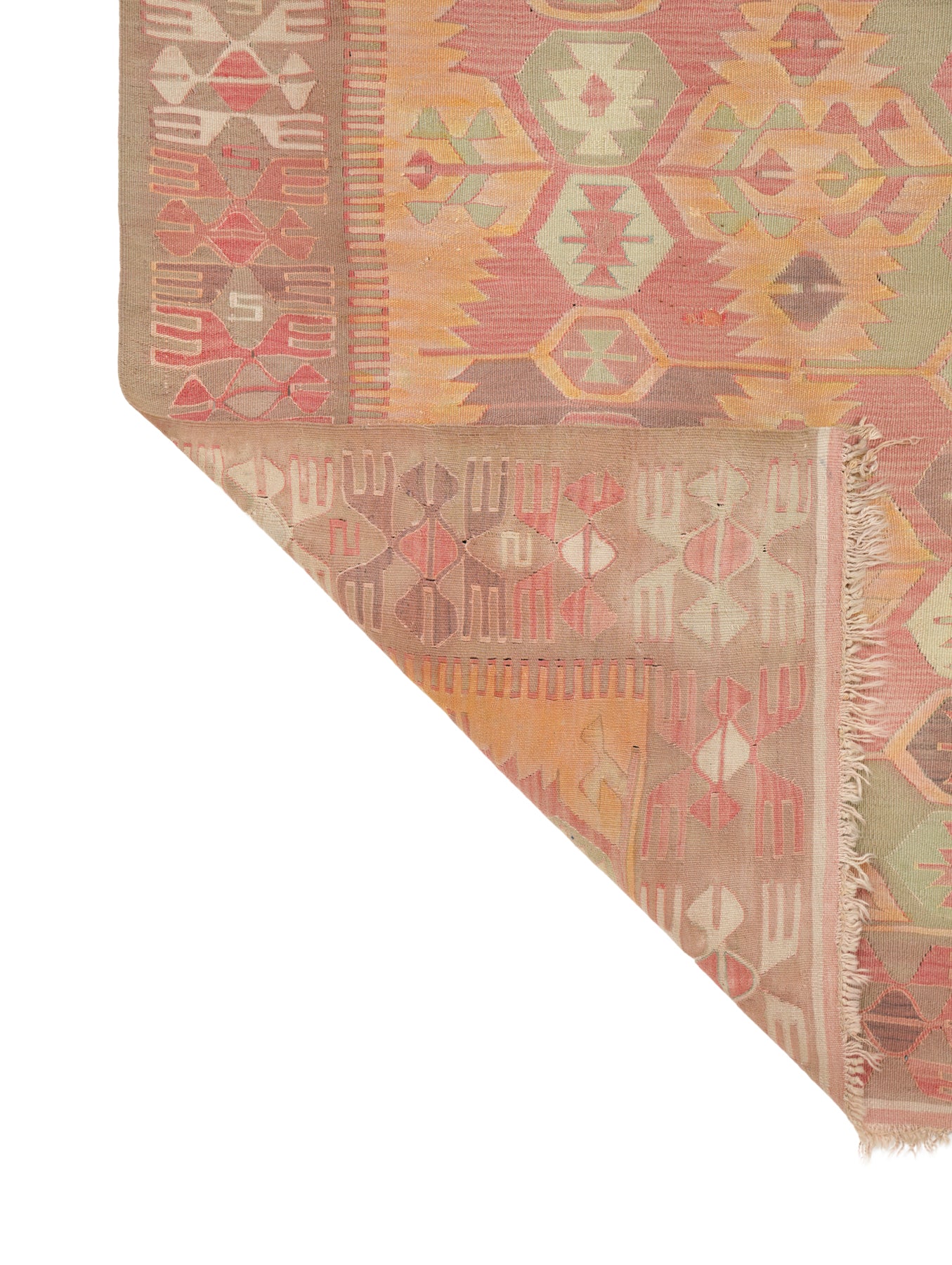 Vintage Balkan Kilim 6' x 4'8"