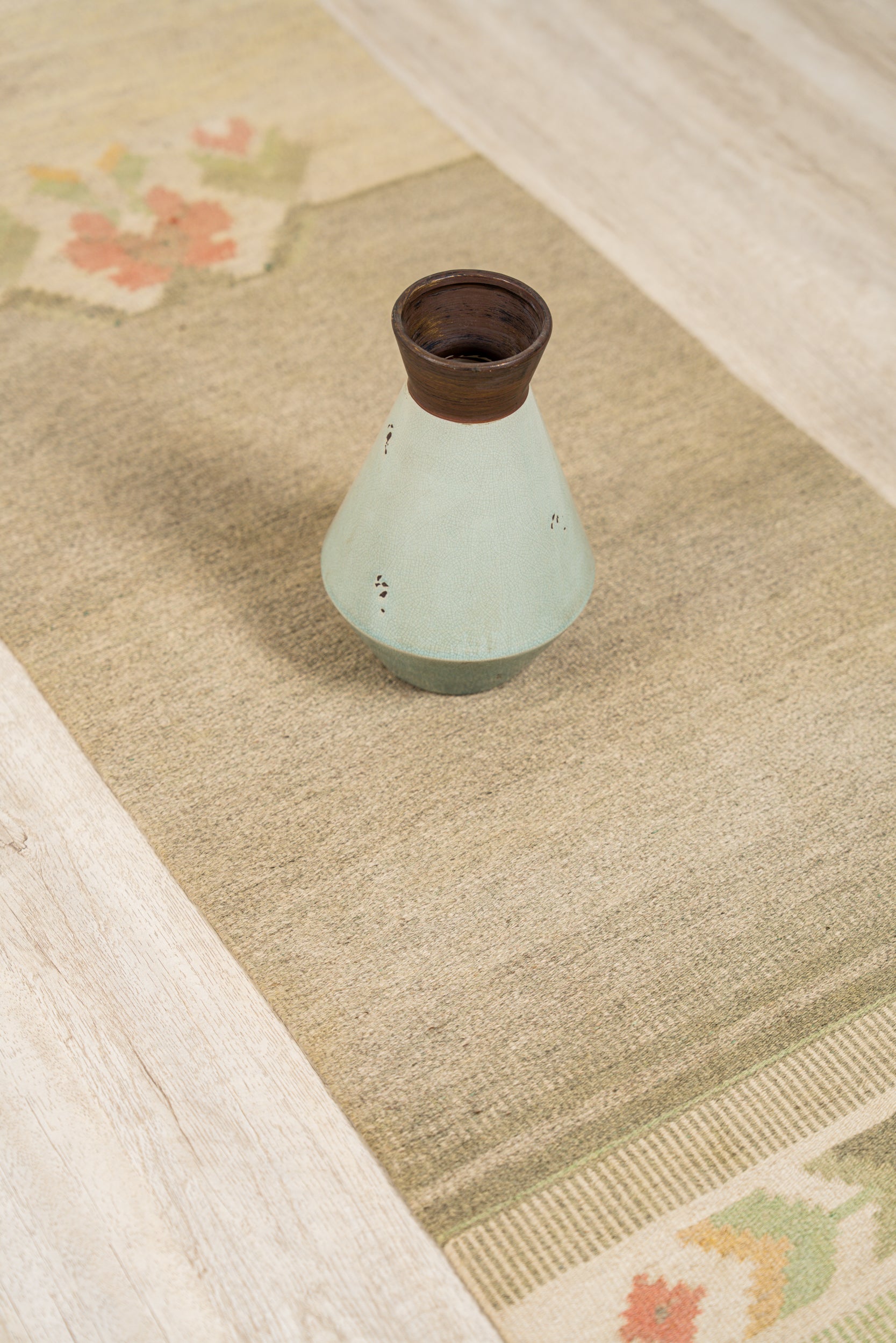 Vintage Scandinavian Kilim Runner 4'10" X 1'9"