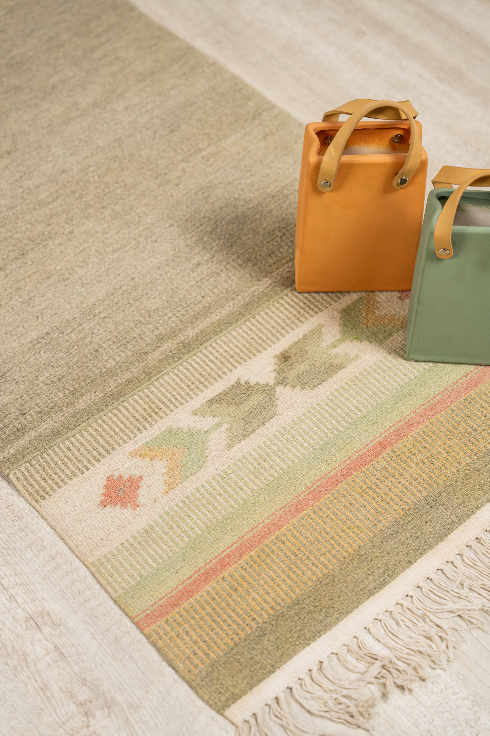 Vintage Scandinavian Kilim Runner 4'10" X 1'9"