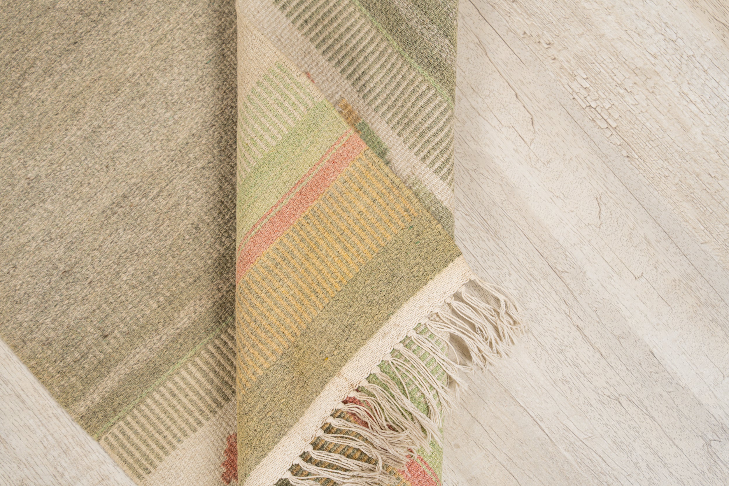 Vintage Scandinavian Kilim Runner 4'10" X 1'9"