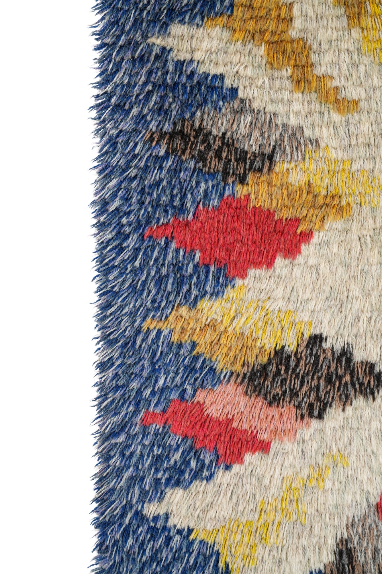 Vintage Scandinavian Rya Rug 3'3" x 2'5"