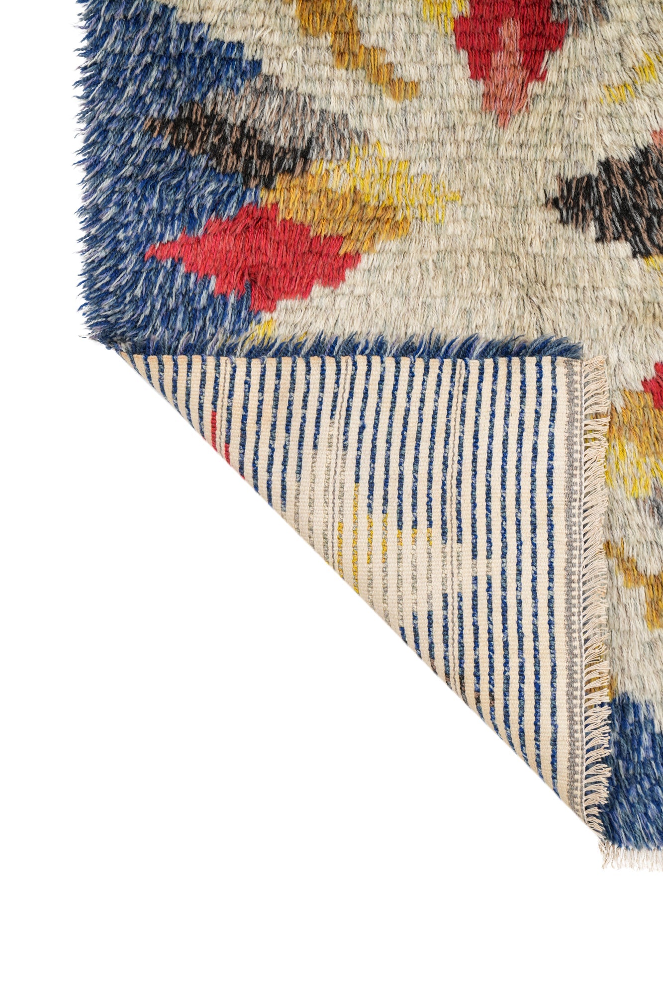 Vintage Scandinavian Rya Rug 3'3" x 2'5"