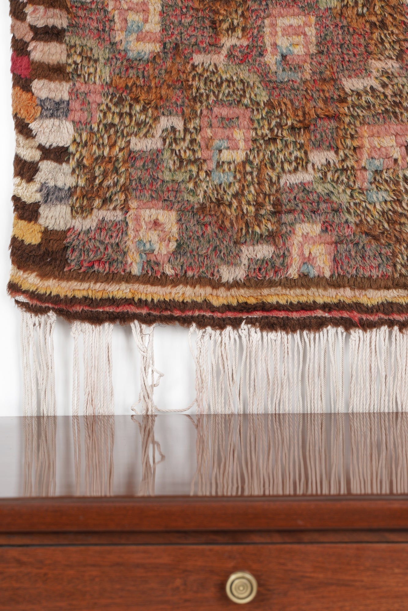 Vintage Scandinavian Rya Rug 3'5" x 1'7"