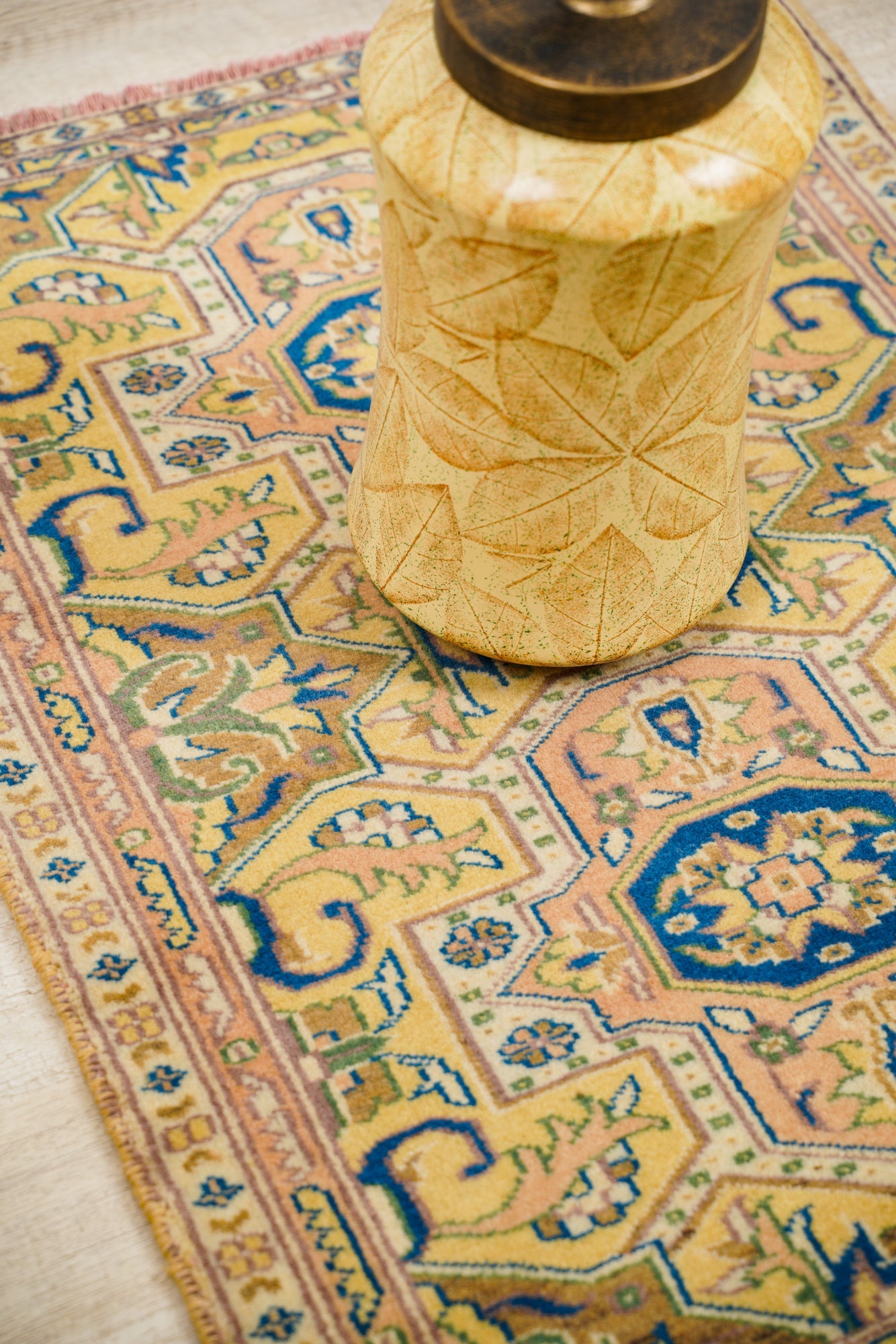 Vintage Kashmiri Rug 2'9" x 2'1"