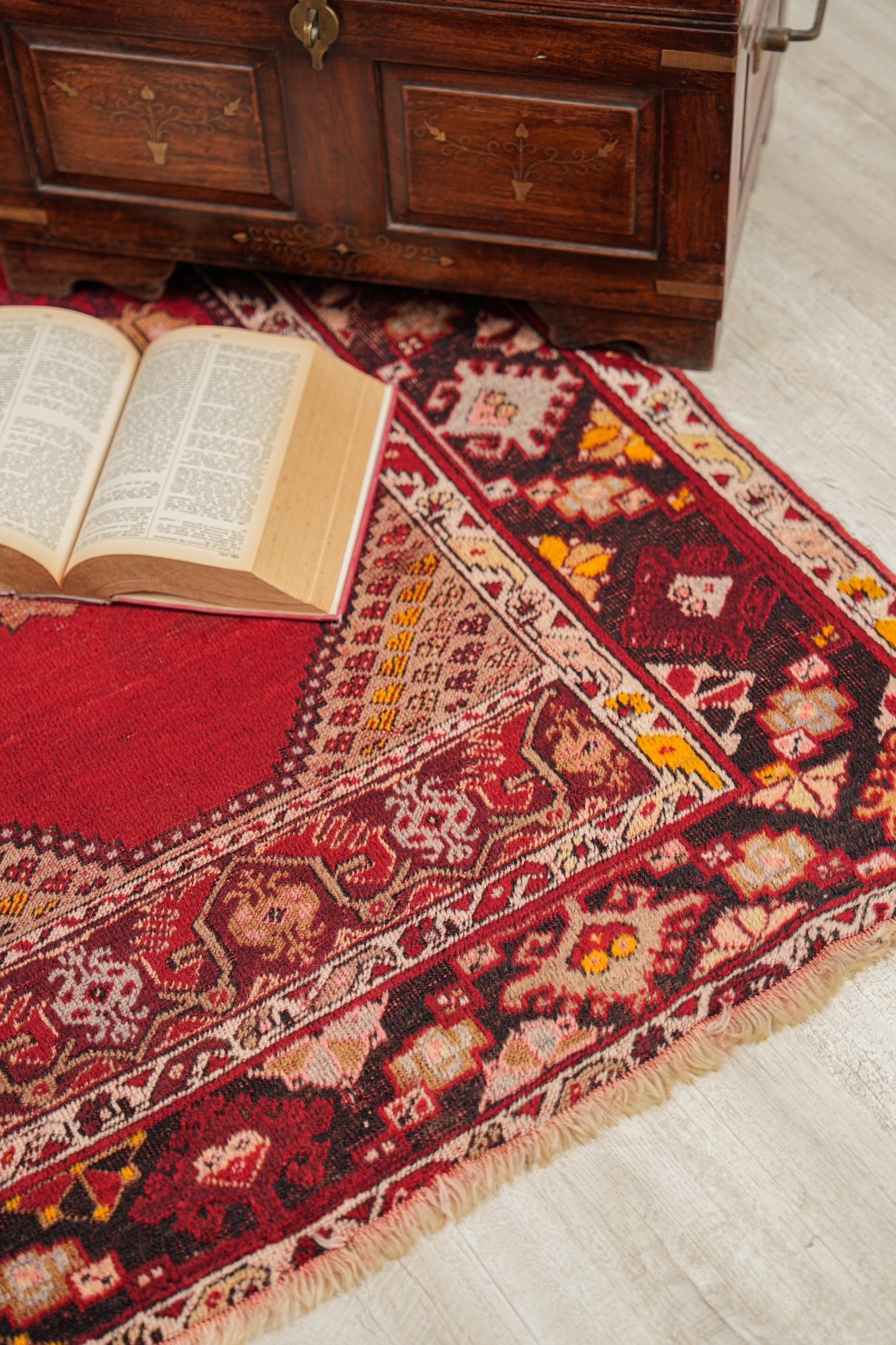 ANTIQUE Anatolian Rug 5'5" X 3'5"