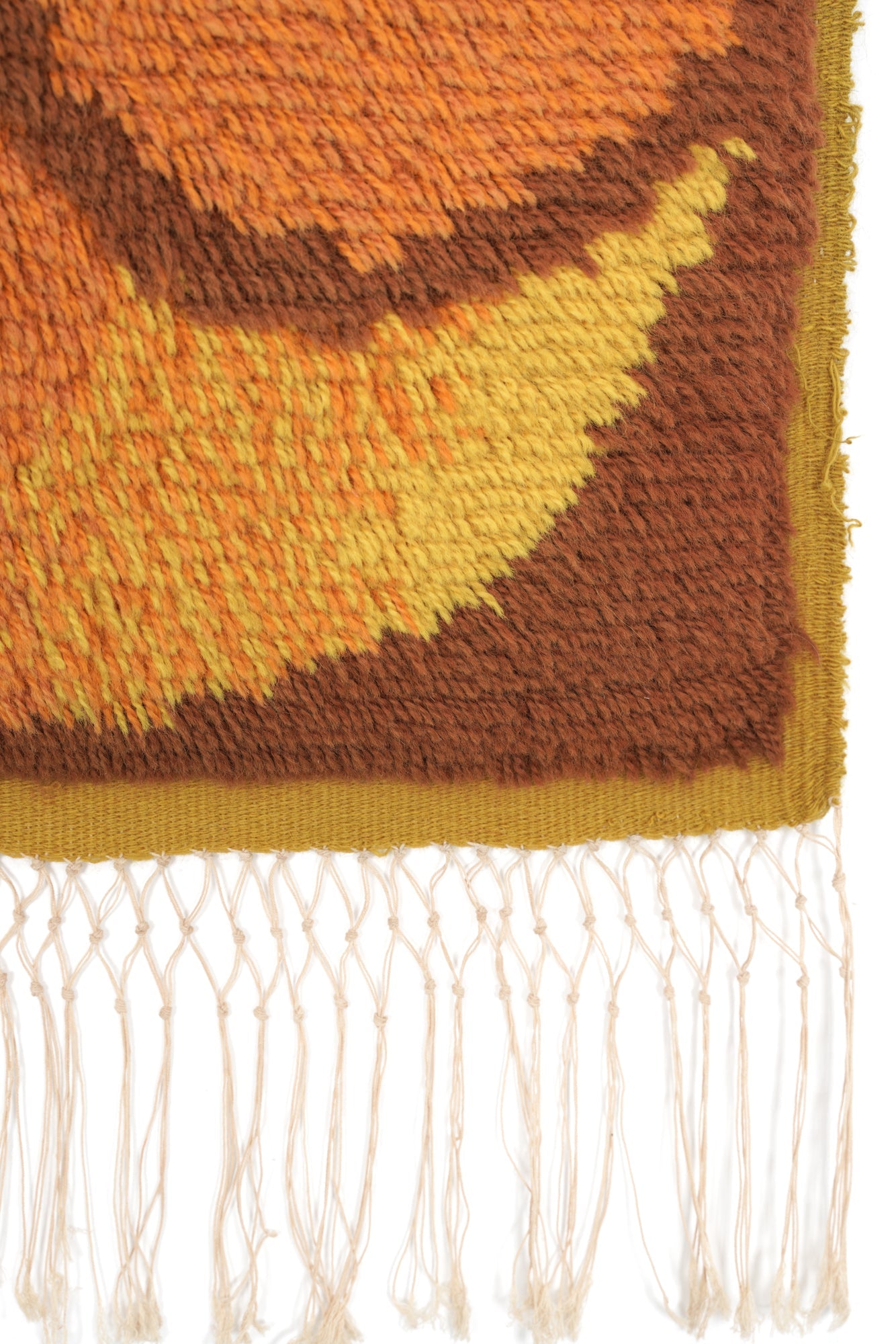 Vintage Scandinavian Rya Rug 1'7" x 1'5"