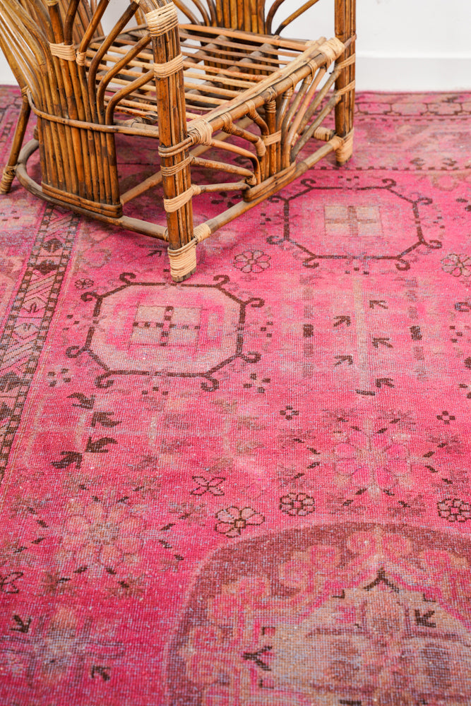Vintage East Turkestan Khotan Rug 12'6" x 6'7"