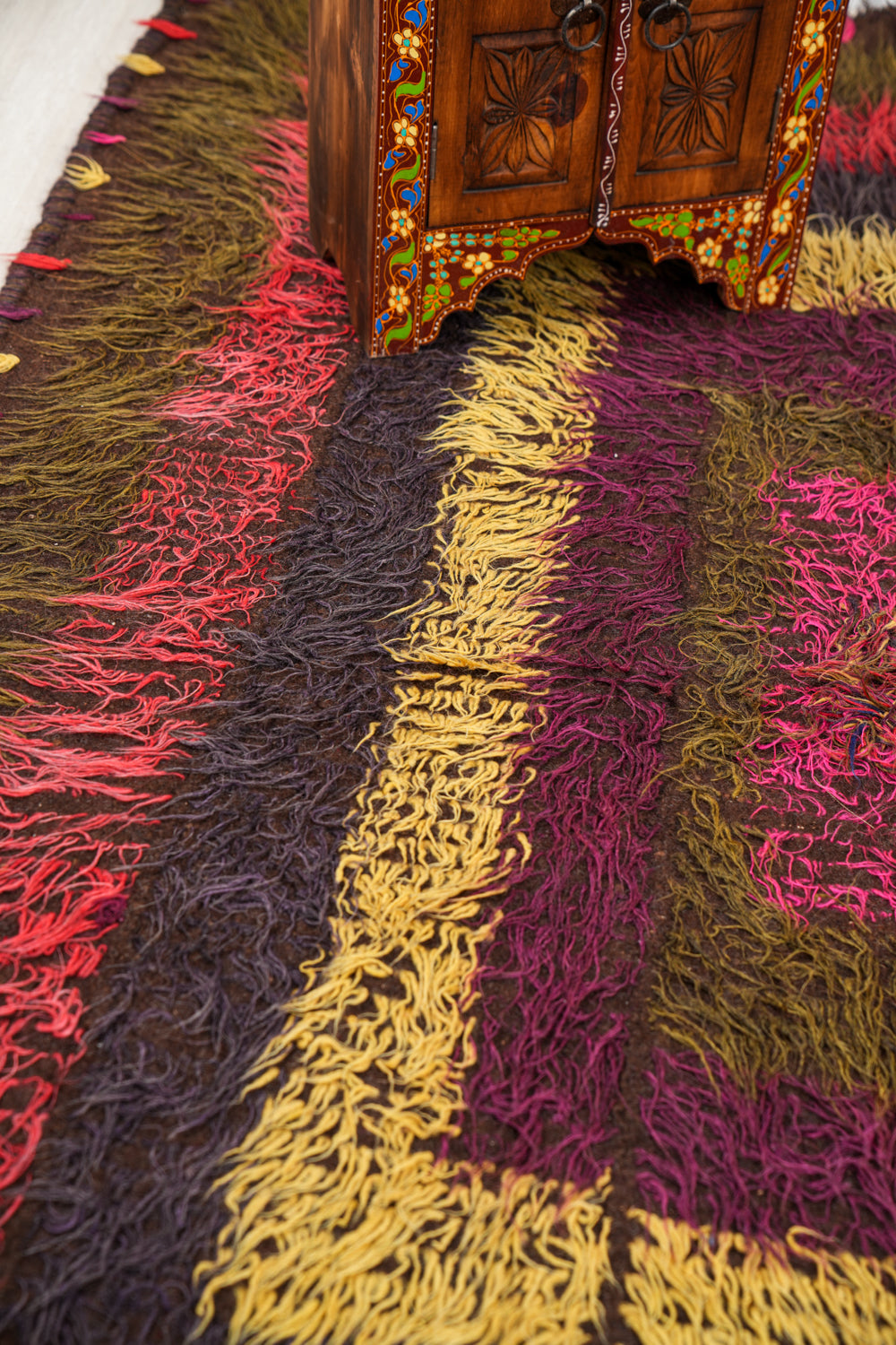Vintage Turkish Tulu Rug 8' x 6'