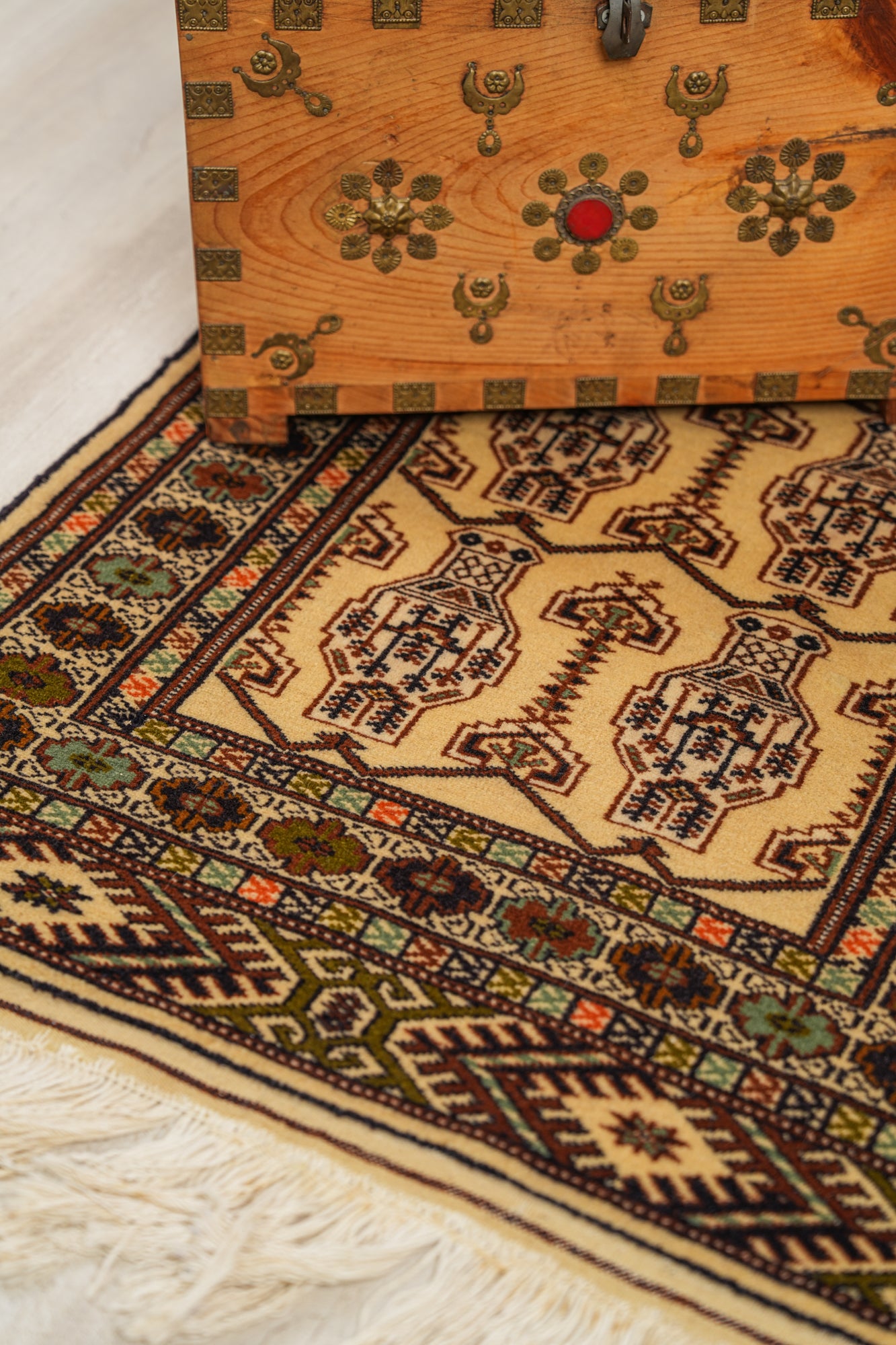 Vintage Turkmen Rug 3'1"x 2'1"