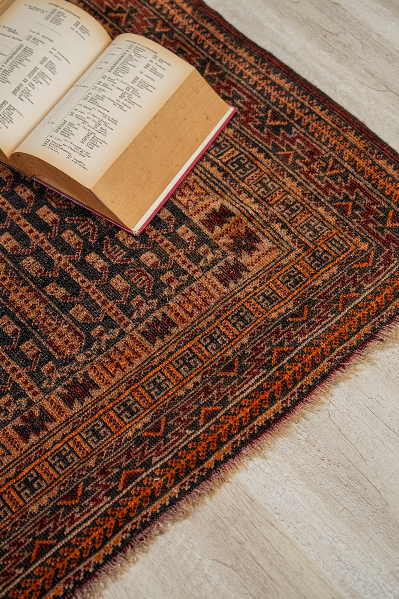 Vintage baloch Rug 4'6" x 3'5"