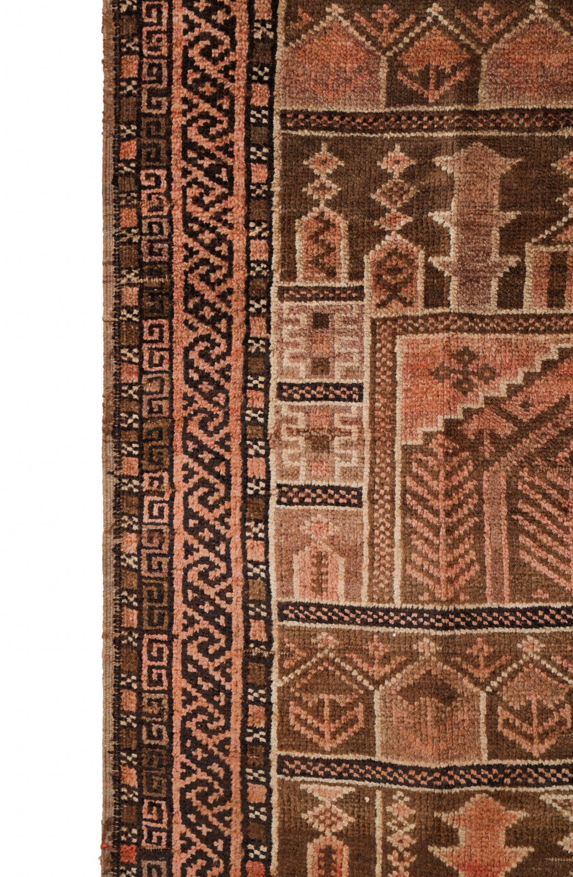 Vintage Turkmen Imperial Rug 7'10" x 4'10"