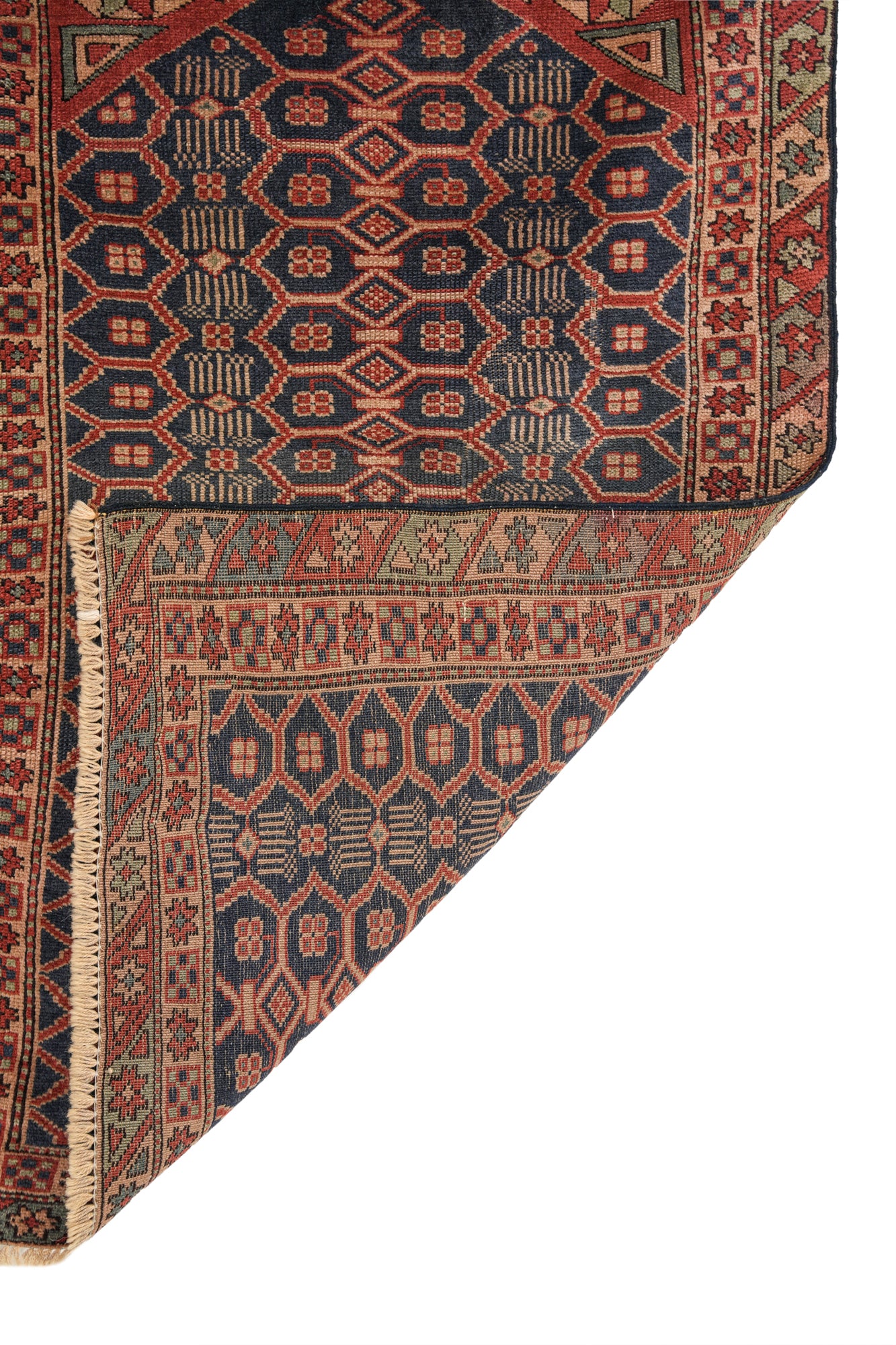 Vintage Anatolian Rug 4'2" X 2'9"