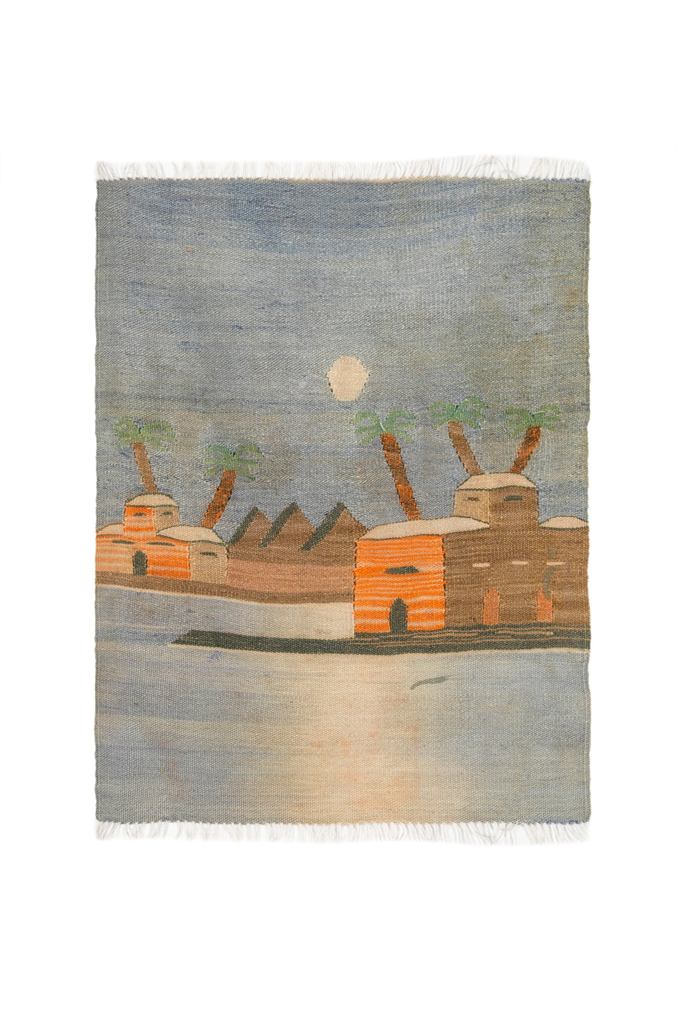 Vintage Egyptian Tapestry Kilim 3' x 2'4"