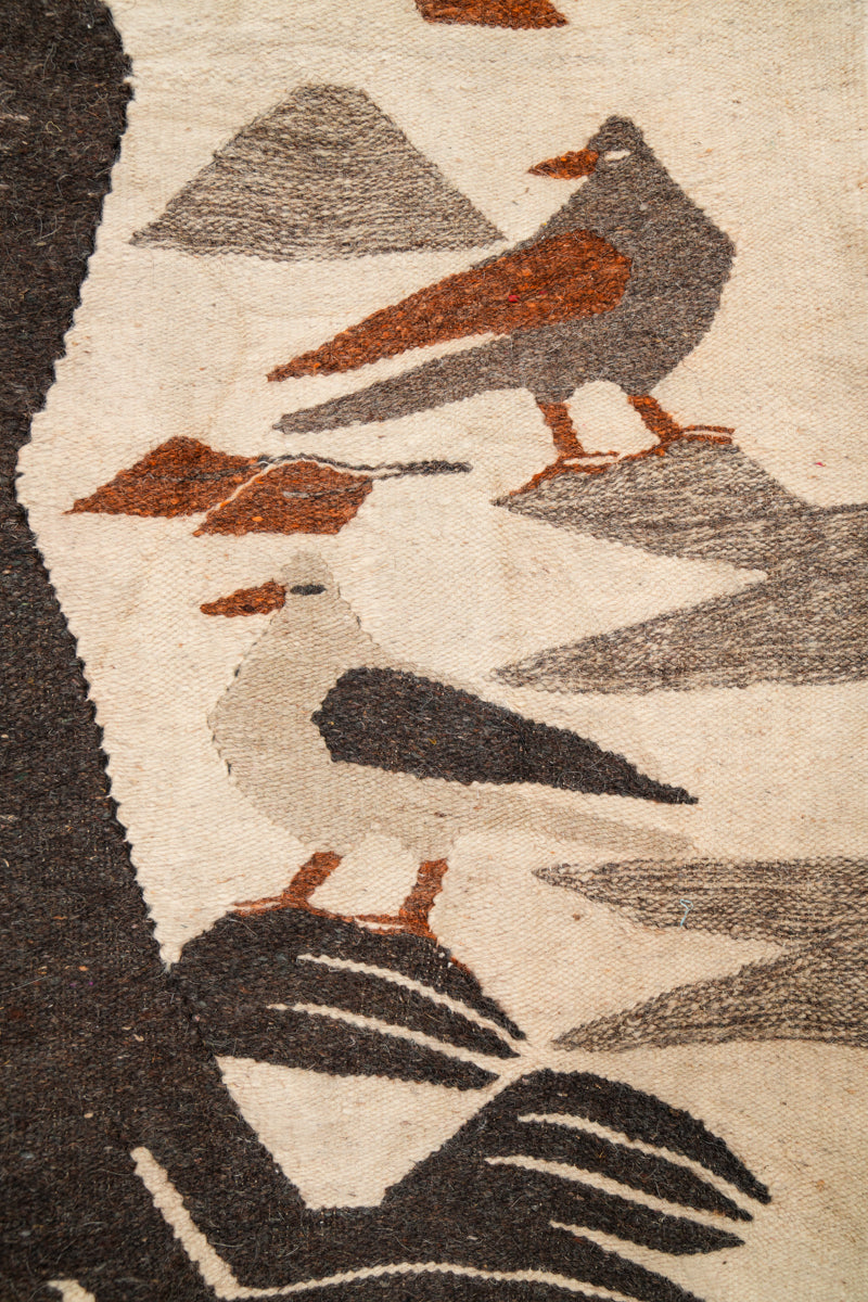 Vintage Egyptian Naturalist Kilim 6' x 3'