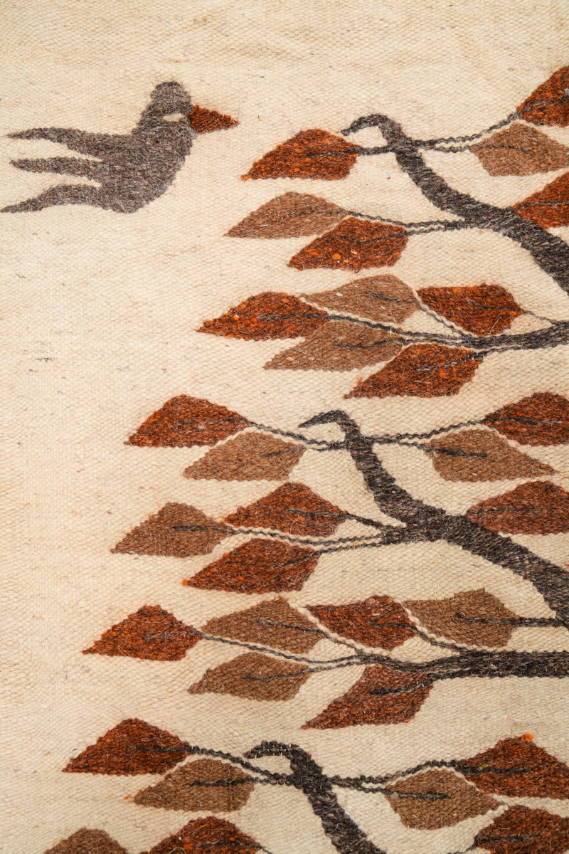 Vintage Egyptian Naturalist Kilim 6' x 3'