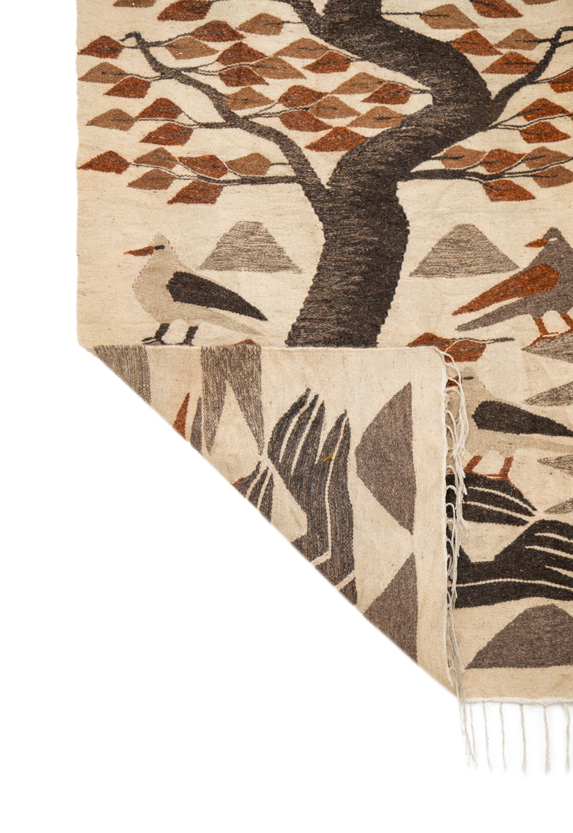 Vintage Egyptian Naturalist Kilim 6' x 3'