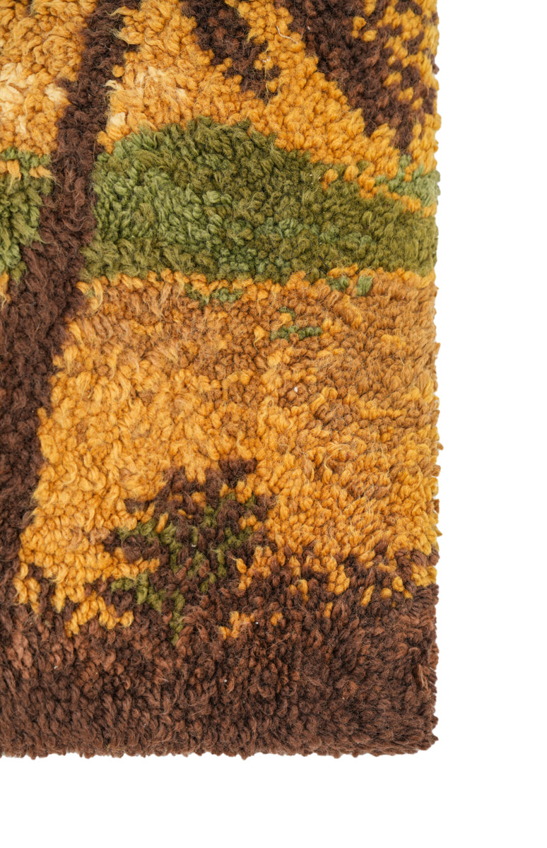 Vintage Scandinavian Wall Deco Rug 3'7" x 2'1"