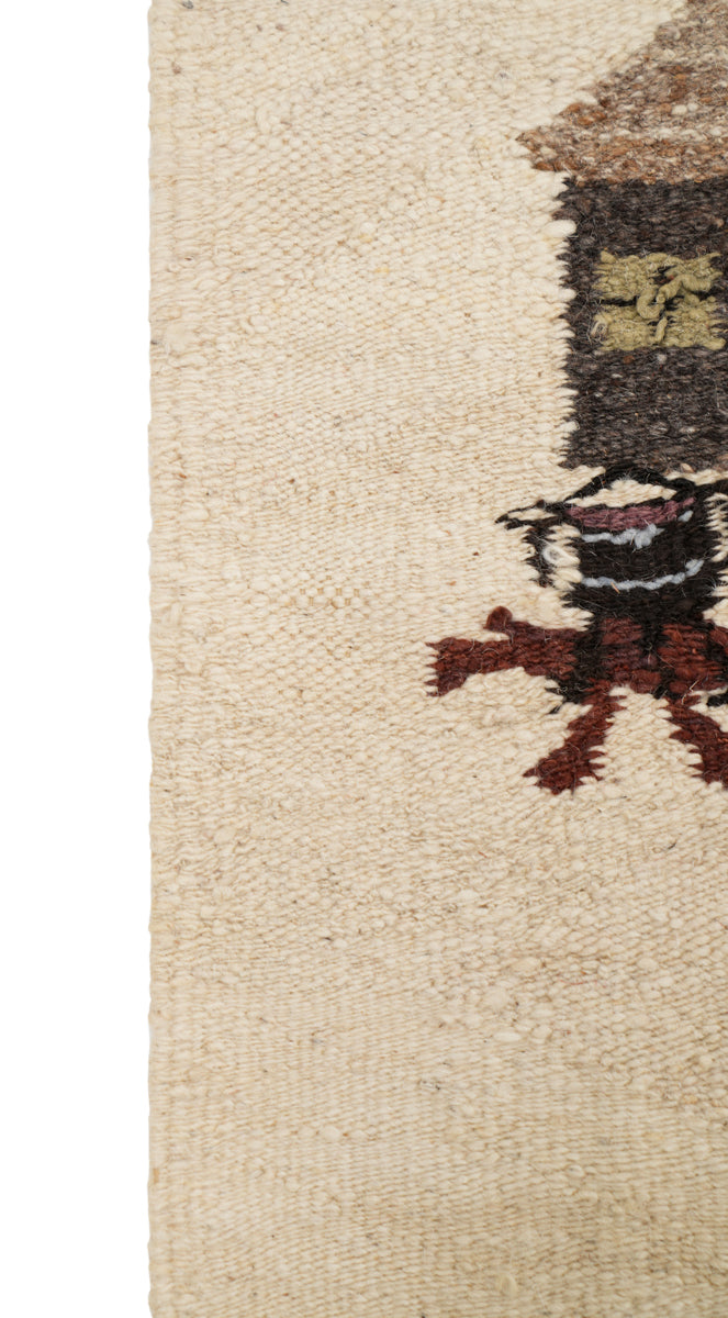 Vintage Lesotho Tapestry Kilim 2'9" x 2'5"