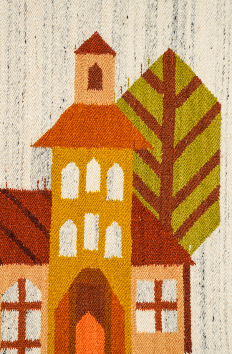 Vintage Polish Tapestry 4'6" x 3'