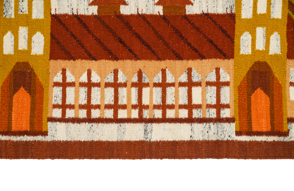 Vintage Polish Tapestry 4'6" x 3'
