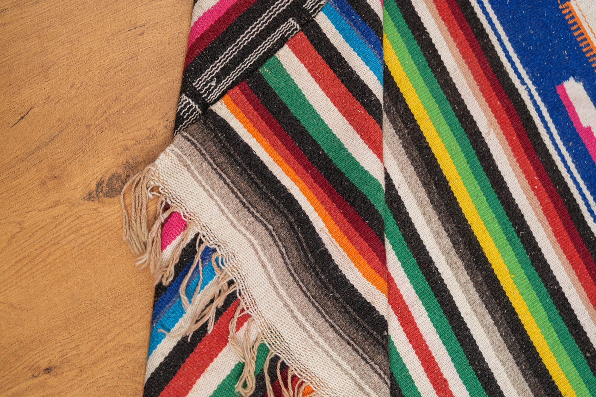 vintage Mexican Zapotec Textile 7' x 4'5"