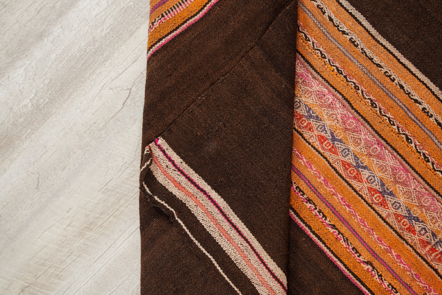 Vintage Bolivian Textile 3'6" x 3'1"