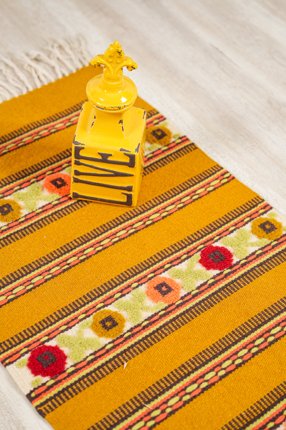 Vintage Polish Torontal Kilim 3'3" x 1'7"