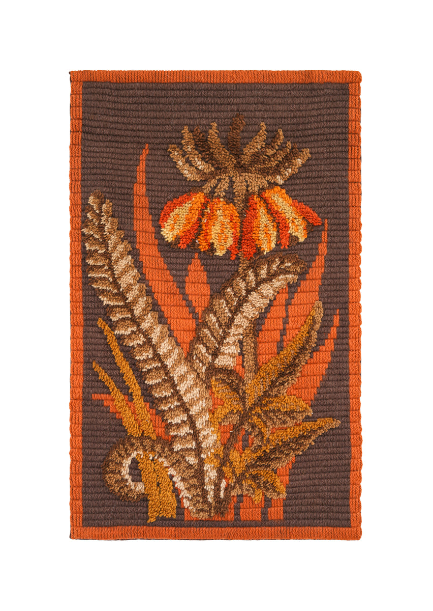 Vintage Scandinavian Tapestry 2'5" x 1'7"
