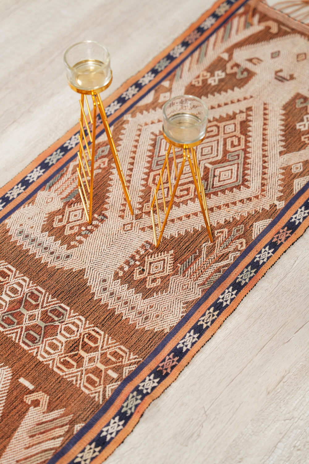 Vintage Indonesian Hinggi Textile 4'3" x 1'3"