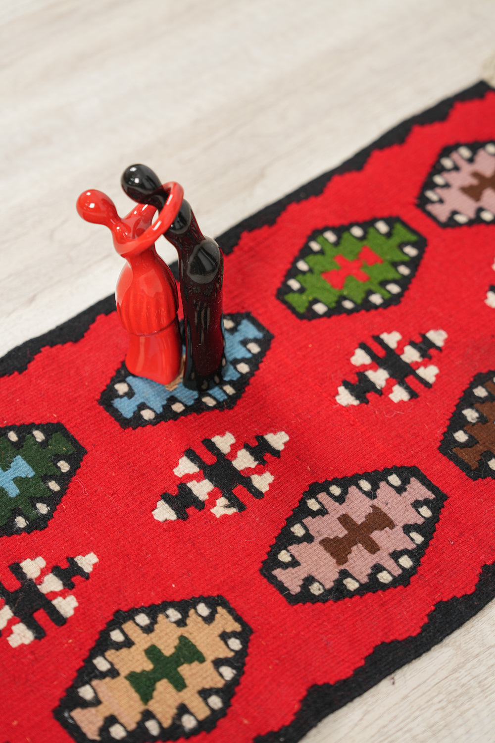 Vintage East European kilim 3'4" x 1'2"