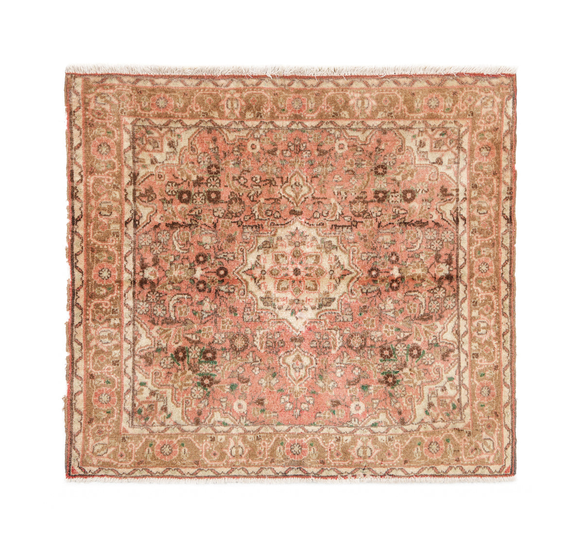 VINTAGE Kashmiri floral RUG 3'4" x 3'