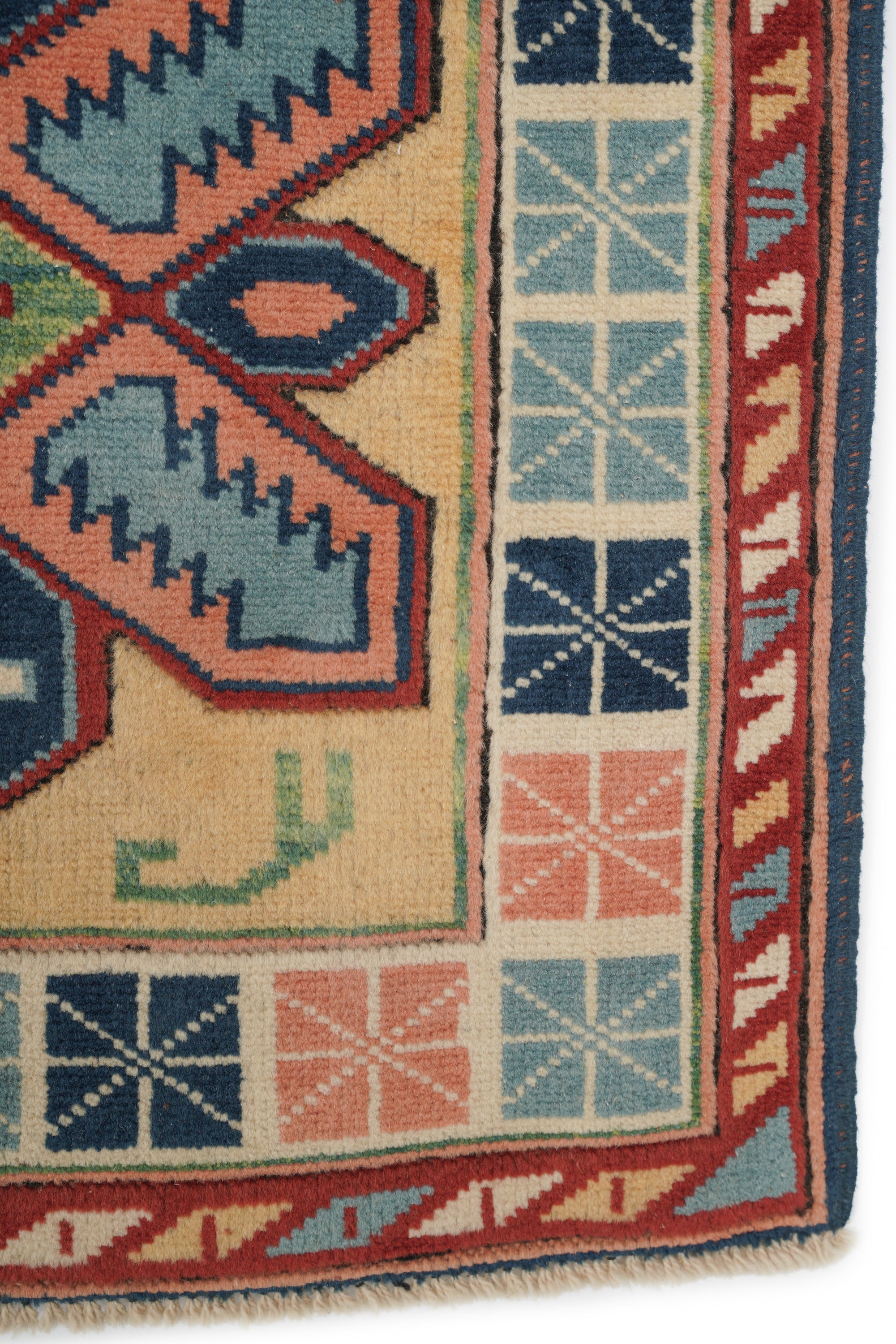Vintage Turkish Kazak Rug 2'7" x 2'4"