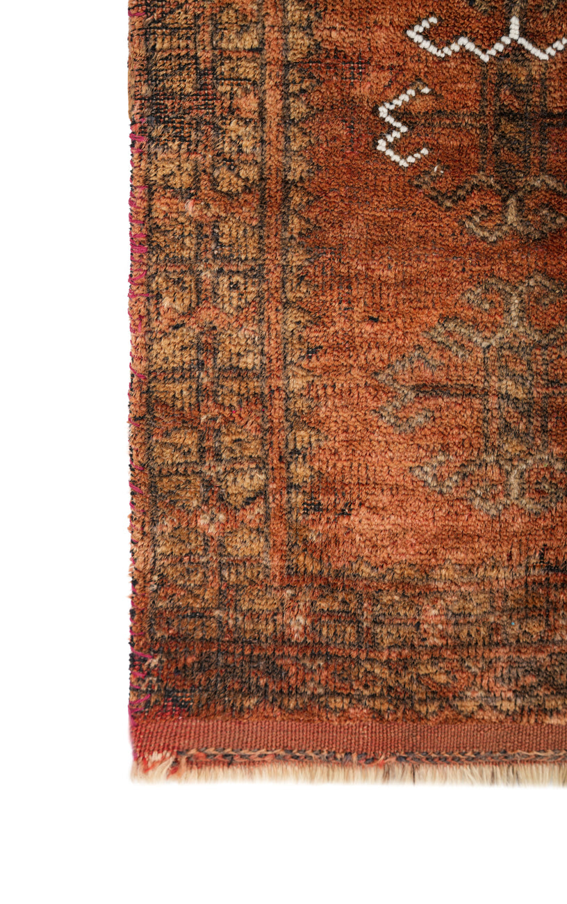 Vintage Afghan Rug 2'3" x 1'3"