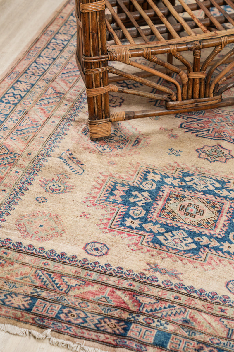 Vintage Afghan kazak rug