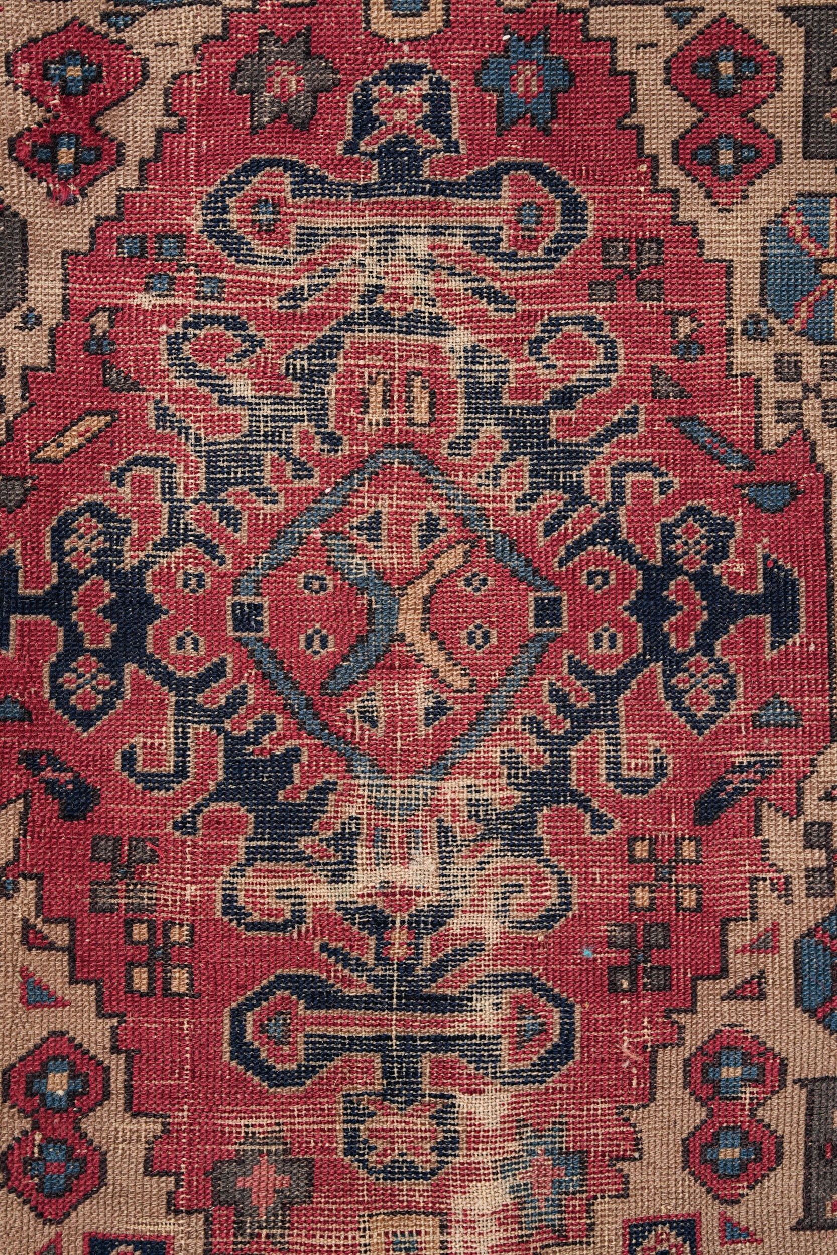 Antique Turkish Sivas Rug 4' X 3'4"