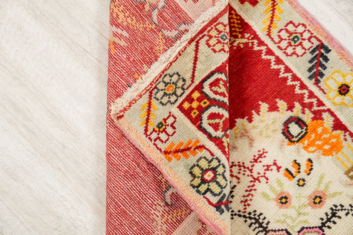 Vintage Turkish Rug 5'6" x 2'8"