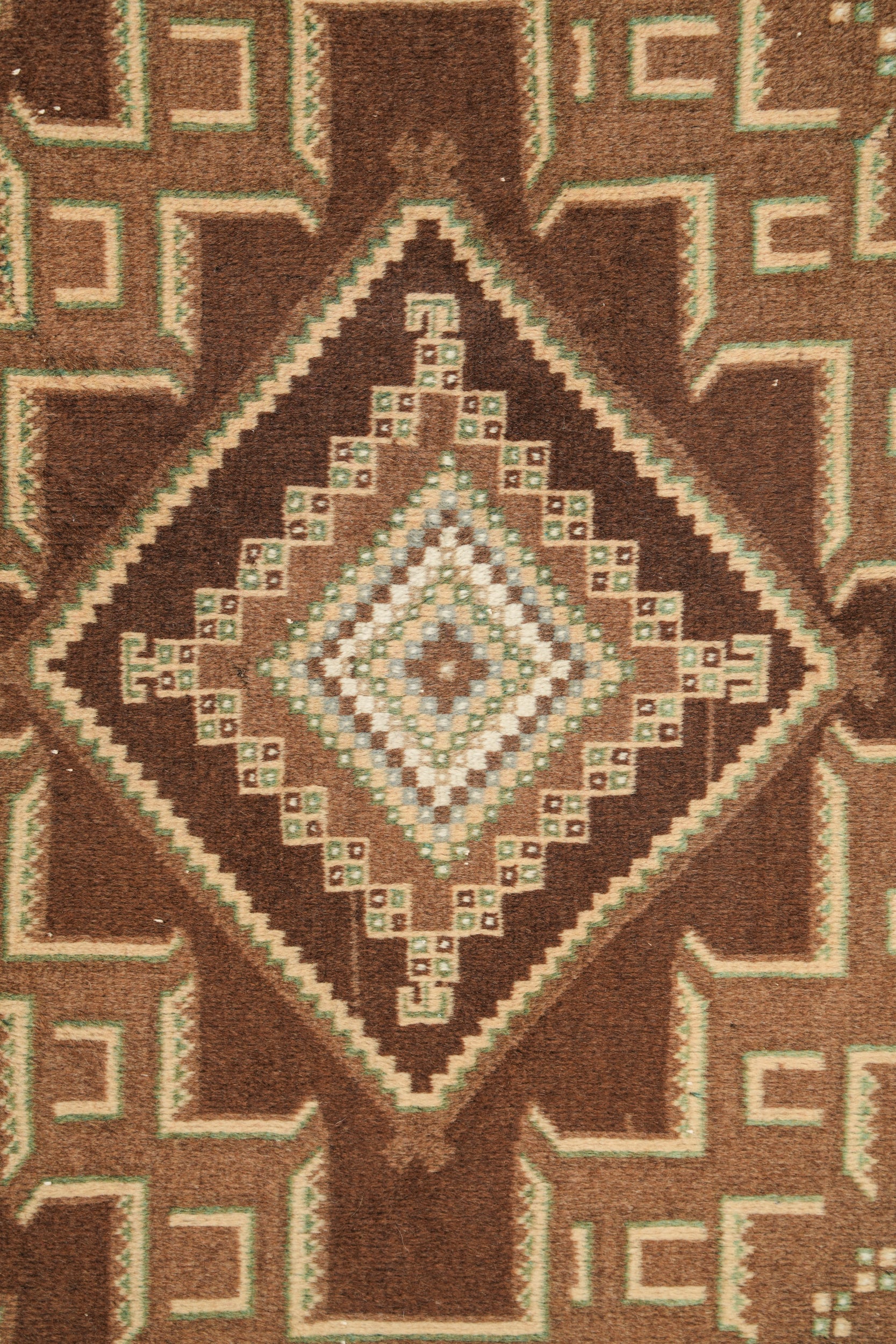 Vintage Baloch Fragment Rug 3'10" x 3'4"