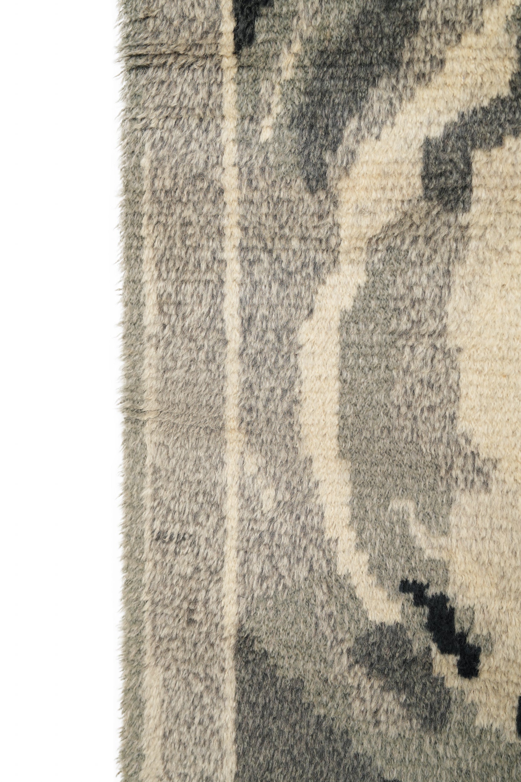 Vintage Scandinavian Rya Rug 6'8" X 4'10"