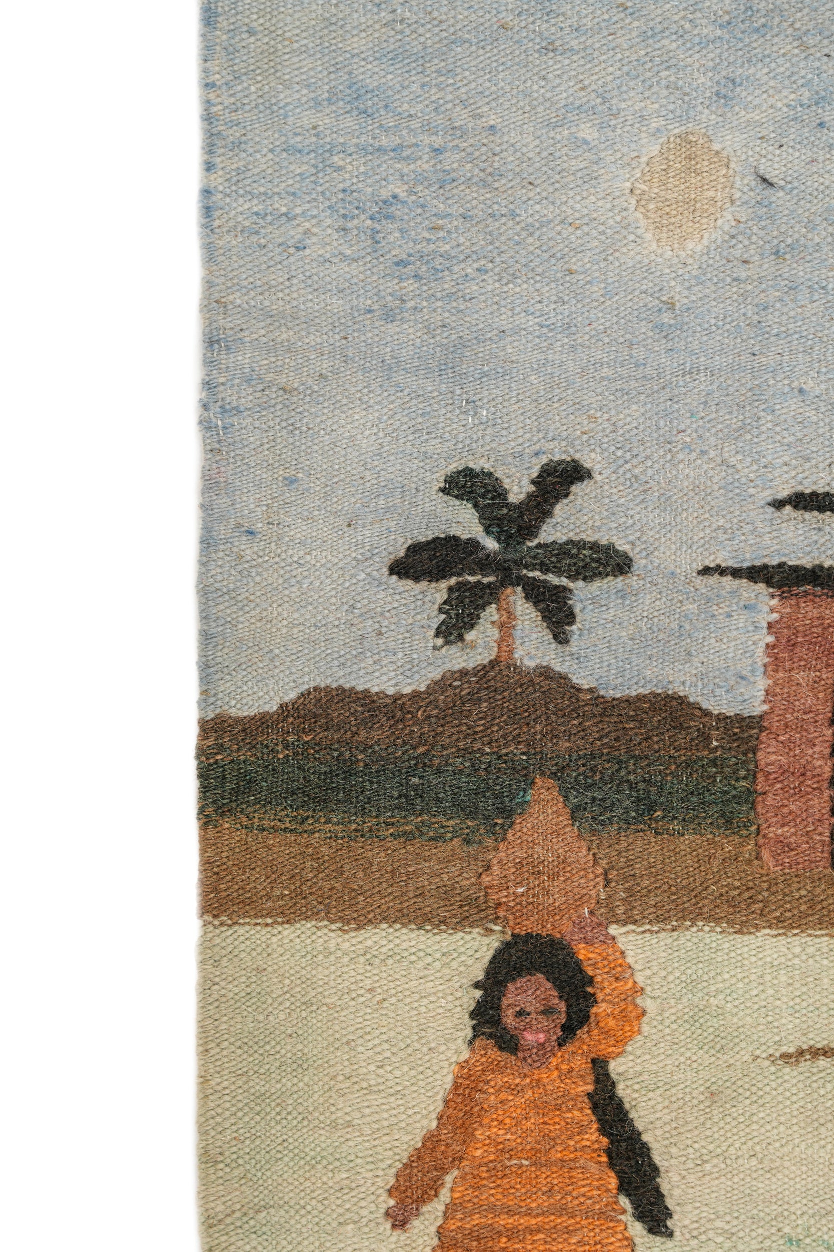 Vintage Egyptian Tapestry 2'3" x 1'8"