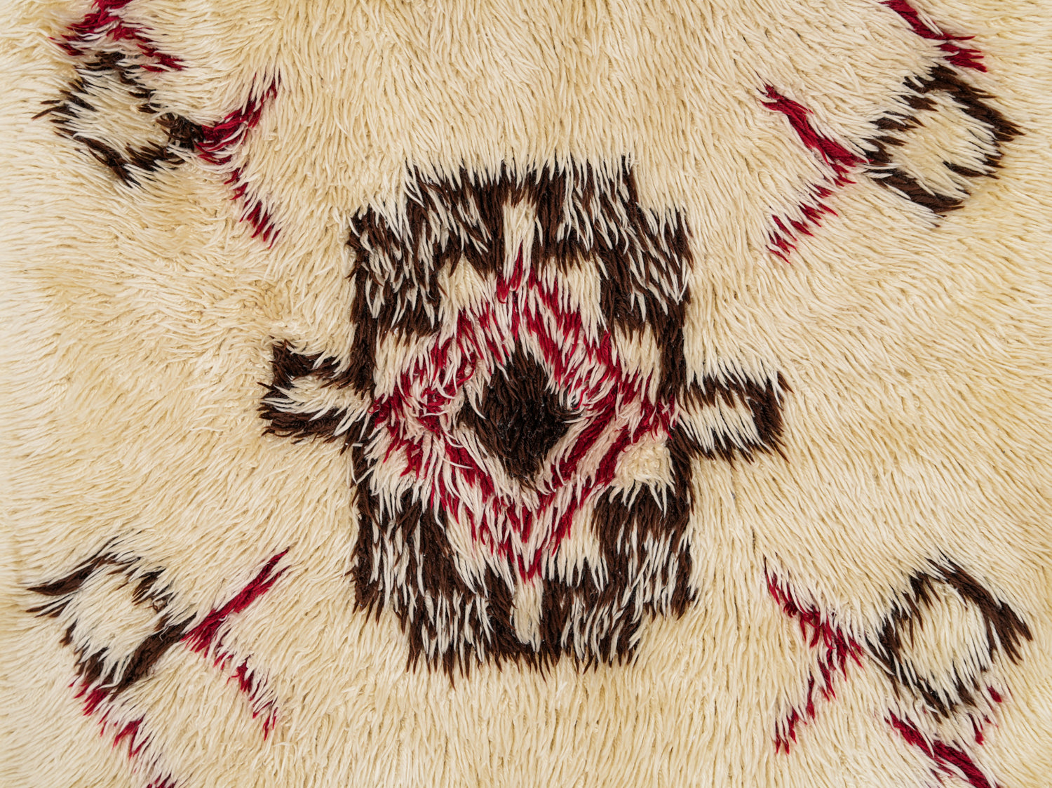 Vintage Scandinavian Deco Rug 5'7" x 2'2"