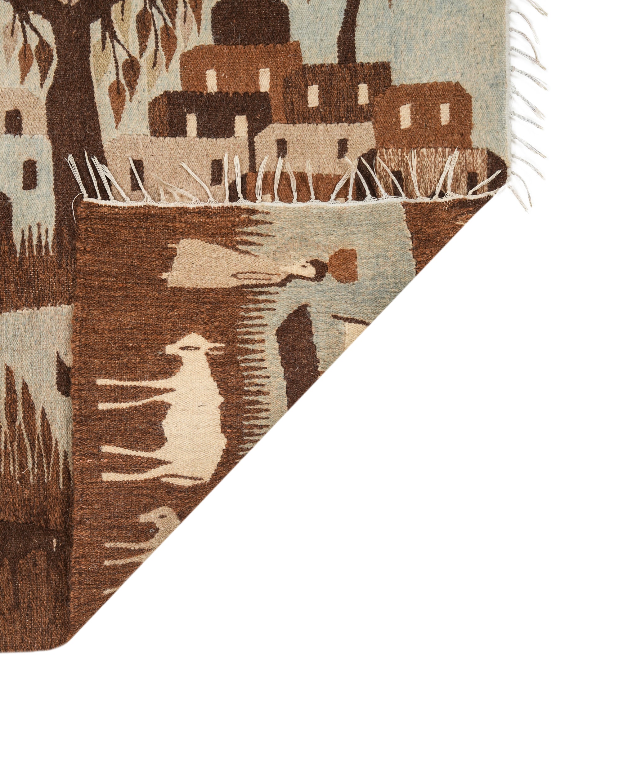 Vintage Egyptian Tapestry Kilim 4'9" x 3'3"