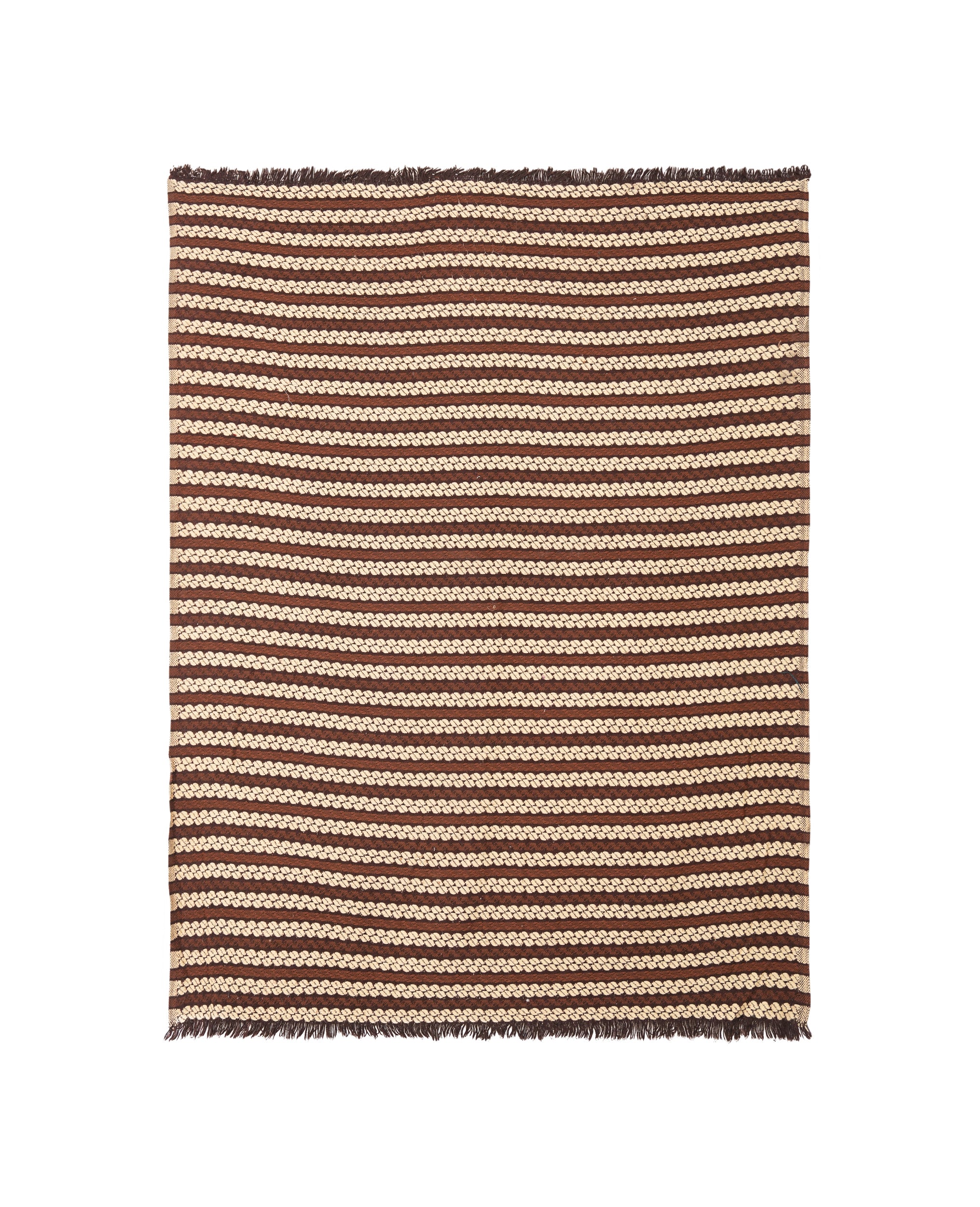 Vintage Scandinavian Loom Textile 6'5" x 5'