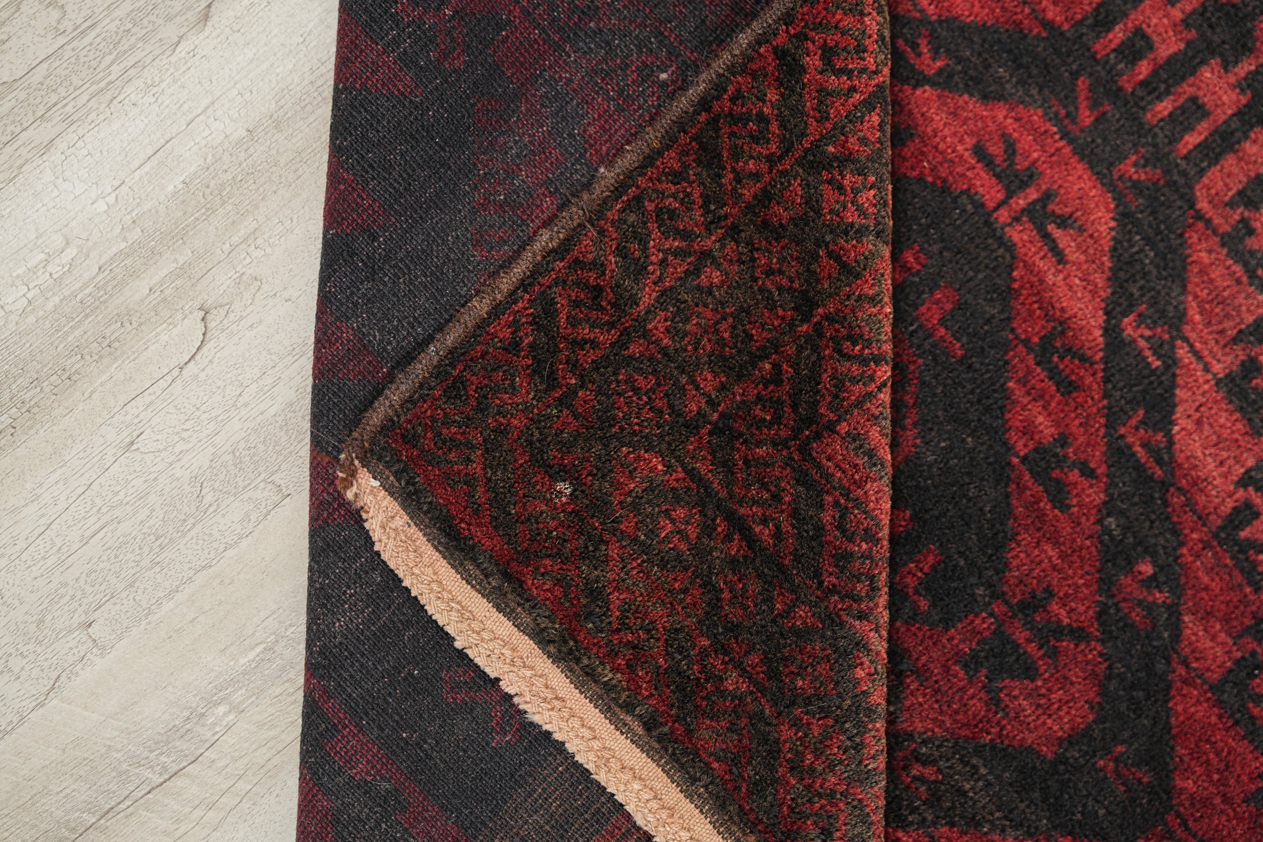 Vintage Baloch Rug 6'4" X 3'3"