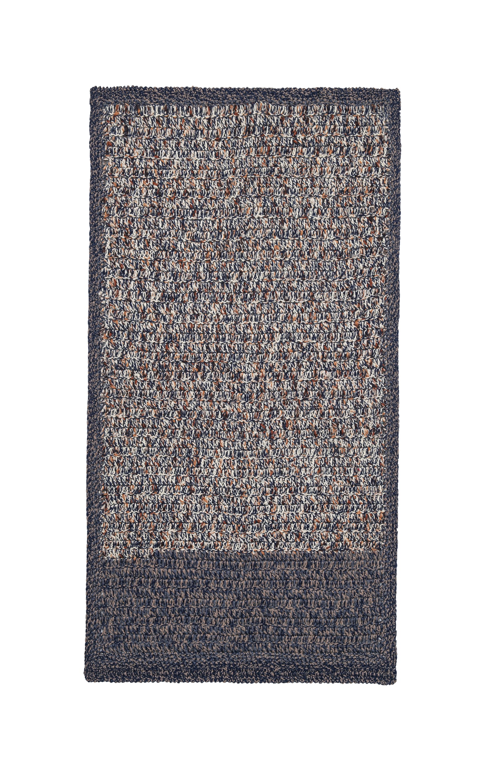 Vintage Scandinavian Blanket Textile 4'10" x 3'