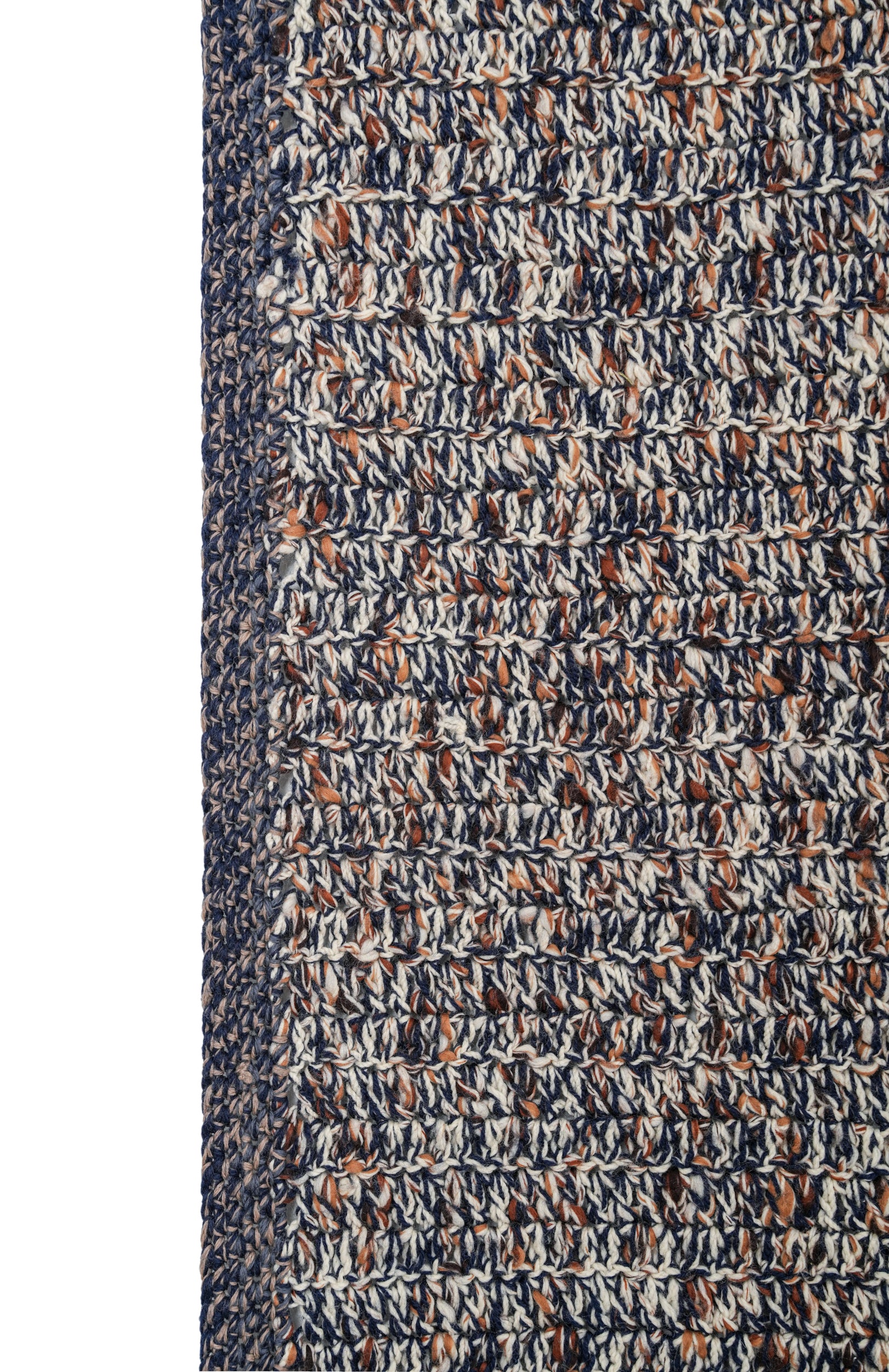 Vintage Scandinavian Blanket Textile 4'10" x 3'